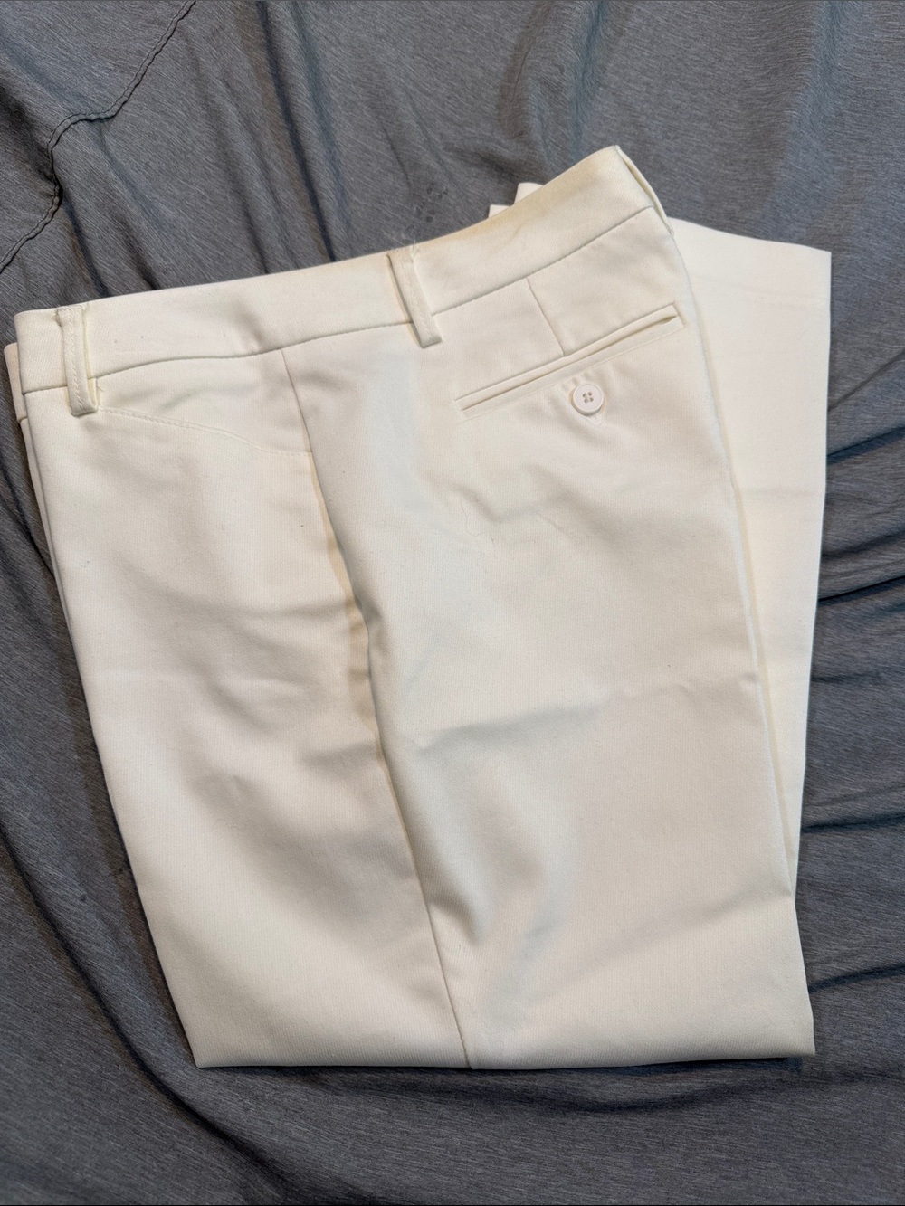 New York & Company Men's Cream Dress Pants